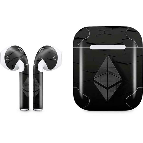 Ethereum Textured Logo Apple AirPods Skin