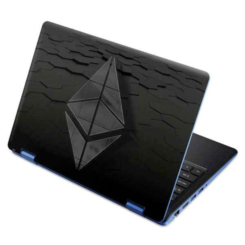 Ethereum Textured Logo Aspire R11 11.6in Skin