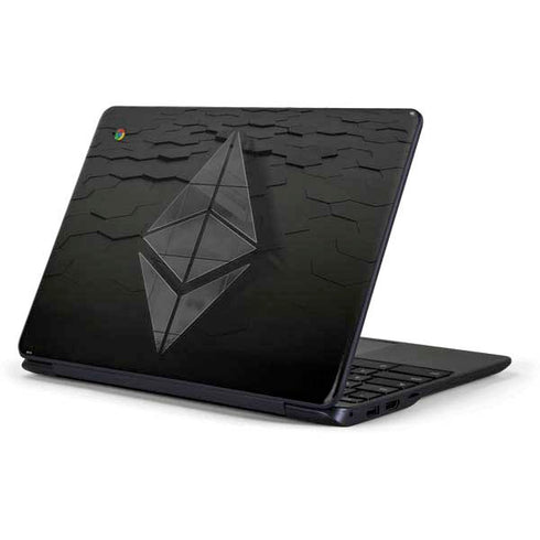 Ethereum Textured Logo Samsung Chromebook Skin