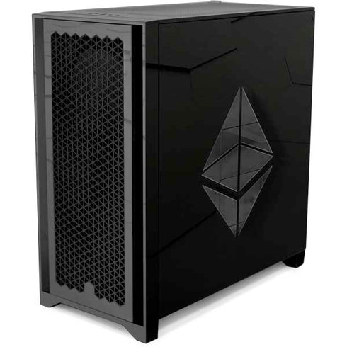 Ethereum Textured Logo Corsair 4000D Tempered Glass Mid-Tower ATX Case Skin