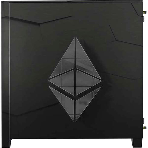 Ethereum Textured Logo Corsair 4000D Tempered Glass Mid-Tower ATX Case Skin