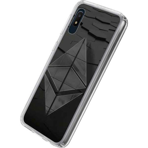 Ethereum Textured Logo Galaxy A10e Clear Case