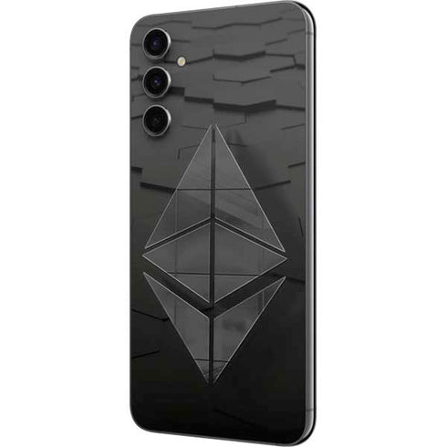 Ethereum Textured Logo Galaxy A14 5G Skin