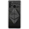 Ethereum Textured Logo Galaxy A21 Clear Case
