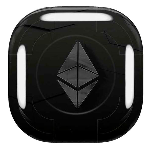 Ethereum Textured Logo Galaxy Buds Live Skin