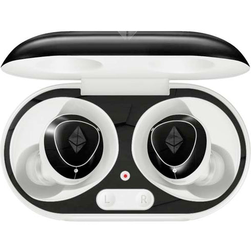 Ethereum Textured Logo Galaxy Buds Plus Skin