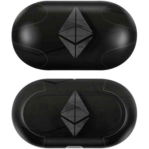 Ethereum Textured Logo Galaxy Buds Plus Skin