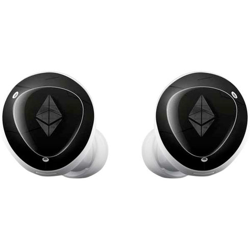 Ethereum Textured Logo Galaxy Buds Plus Skin