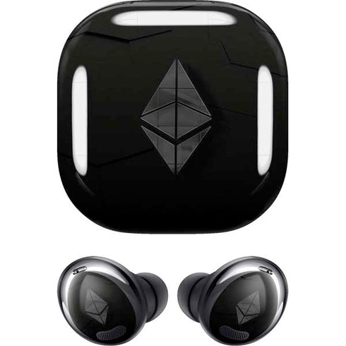 Ethereum Textured Logo Galaxy Buds Pro Skin