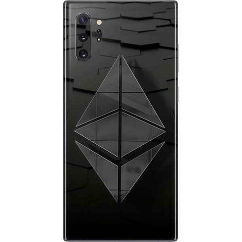 Ethereum Textured Logo Galaxy Note 10 Plus Skin