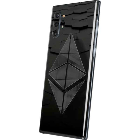 Ethereum Textured Logo Galaxy Note 10 Plus Skin