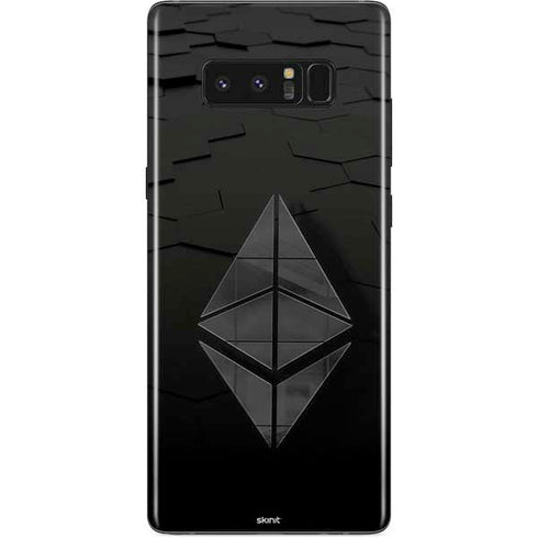 Ethereum Textured Logo Galaxy Note 8 Skin