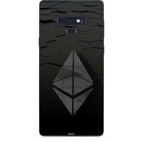 Ethereum Textured Logo Galaxy Note 9 Skin