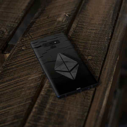 Ethereum Textured Logo Galaxy Note 9 Skin
