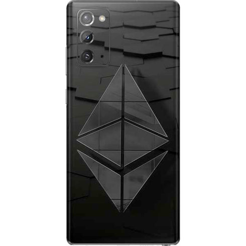 Ethereum Textured Logo Galaxy Note20 5G Skin