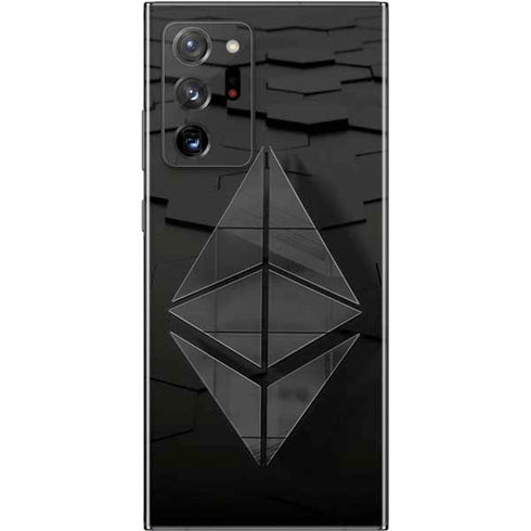 Ethereum Textured Logo Galaxy Note20 Ultra 5G Skin