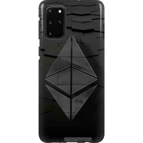 Ethereum Textured Logo Galaxy S20 Plus Pro Case