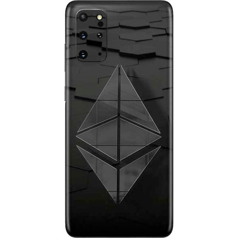 Ethereum Textured Logo Galaxy S20 Plus Skin