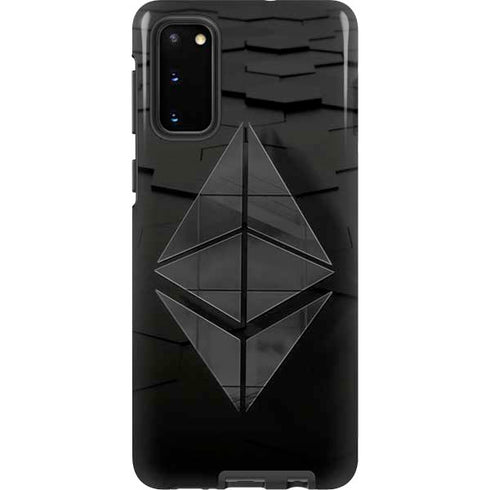 Ethereum Textured Logo Galaxy S20 Pro Case