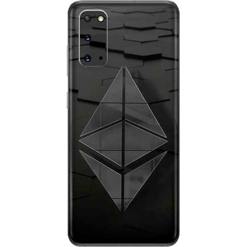 Ethereum Textured Logo Galaxy S20 Skin
