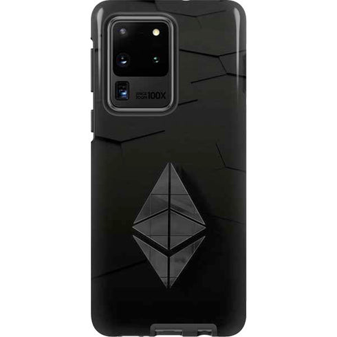 Ethereum Textured Logo Galaxy S20 Ultra 5G Pro Case