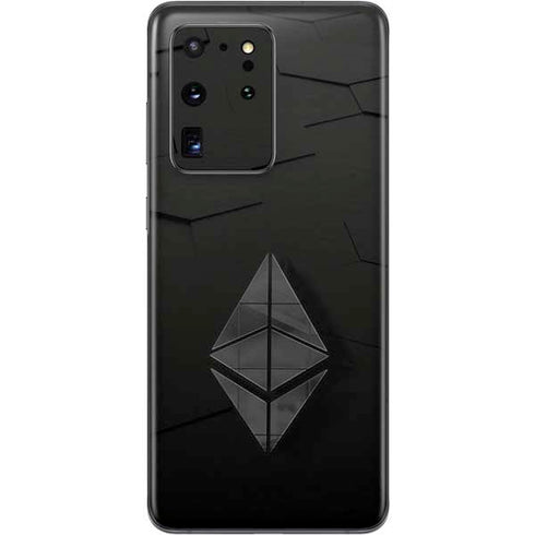 Ethereum Textured Logo Galaxy S20 Ultra 5G Skin