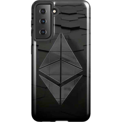 Ethereum Textured Logo Galaxy S21 5G Pro Case