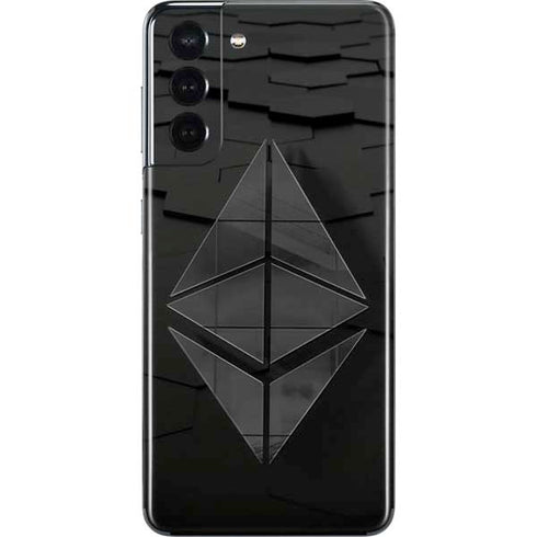 Ethereum Textured Logo Galaxy S21 5G Skin