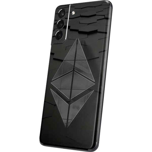 Ethereum Textured Logo Galaxy S21 5G Skin