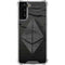 Ethereum Textured Logo Galaxy S21 FE Clear Case