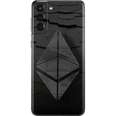 Ethereum Textured Logo Galaxy S21 Plus 5G Skin