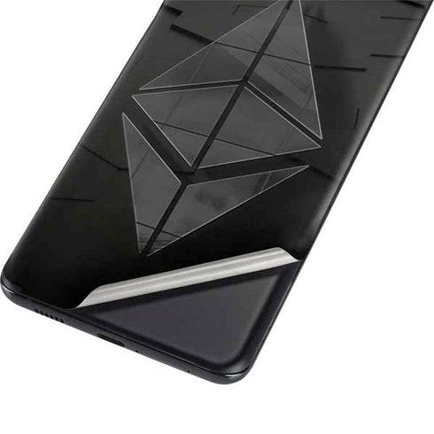 Ethereum Textured Logo Galaxy S21 Plus 5G Skin