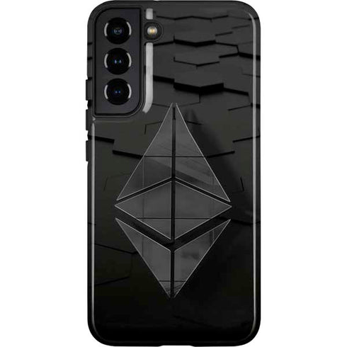 Ethereum Textured Logo Galaxy S22 Plus Pro Case