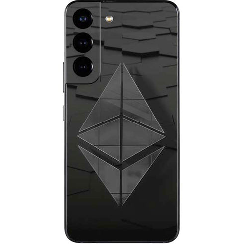 Ethereum Textured Logo Galaxy S22 Skin