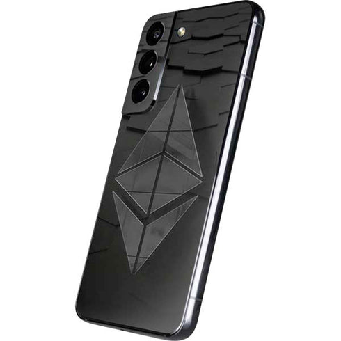 Ethereum Textured Logo Galaxy S22 Skin