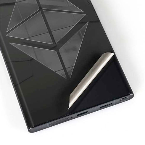 Ethereum Textured Logo Galaxy S22 Ultra Skin