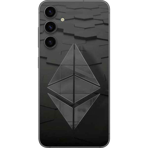 Ethereum Textured Logo Galaxy S23 FE Skin