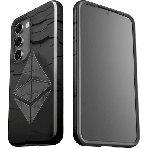 Ethereum Textured Logo Galaxy S23 Plus Pro Case