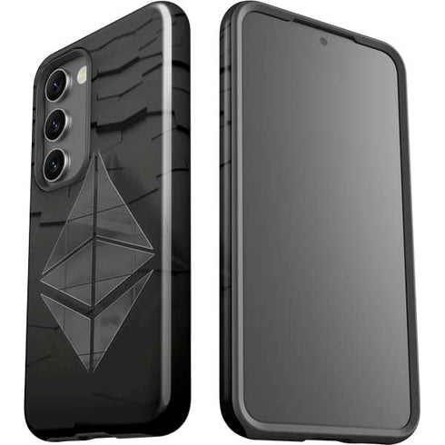 Ethereum Textured Logo Galaxy S23 Pro Case