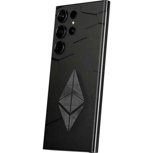 Ethereum Textured Logo Galaxy S23 Ultra Skin