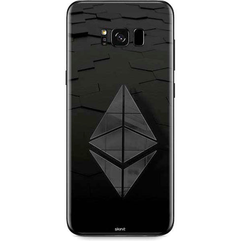 Ethereum Textured Logo Galaxy S8 Skin