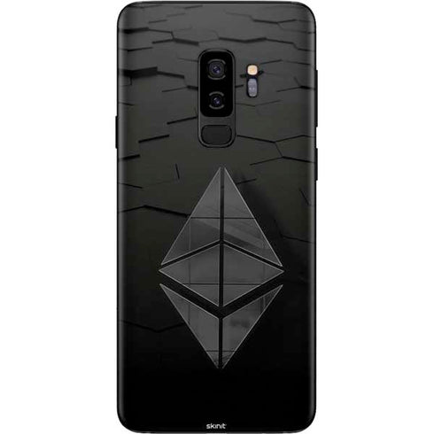 Ethereum Textured Logo Galaxy S9 Plus Skin