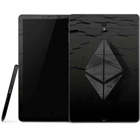 Ethereum Textured Logo Samsung Galaxy Tab Skin