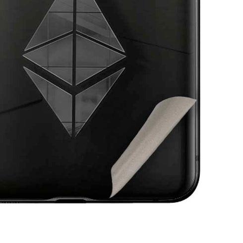 Ethereum Textured Logo Galaxy Z Flip Skin