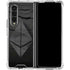 Ethereum Textured Logo Galaxy Z Fold4 5G Clear Case