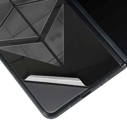 Ethereum Textured Logo Galaxy Z Fold4 5G Skin