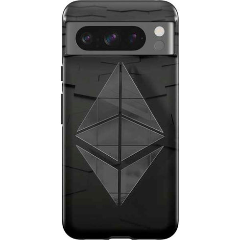 Ethereum Textured Logo Google Pixel 8 Pro Impact Case