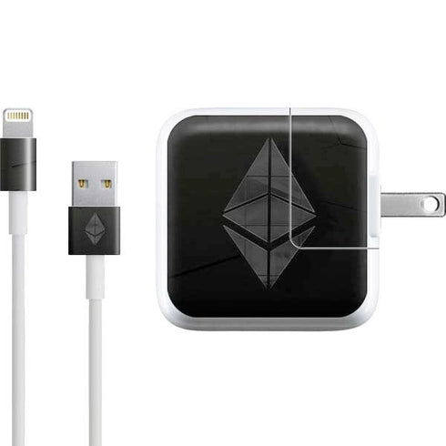 Ethereum Textured Logo iPad Charger (10W USB) Skin