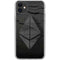 Ethereum Textured Logo iPhone 11 Clear Case