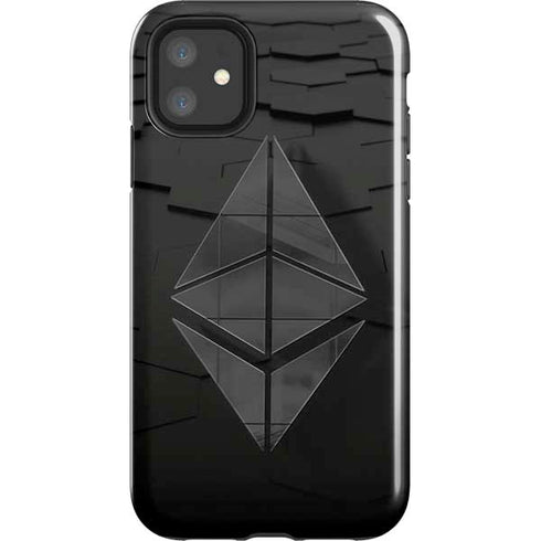 Ethereum Textured Logo iPhone 11 Impact Case